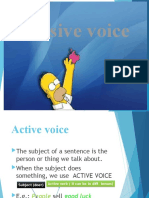 Passive Voice Present Simpe, Continuous, Perfect