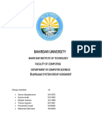 Bahirdar University: Distributed