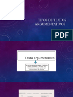 Tipos de Textos Argumentativos