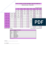 Horário turma 08+2 Escola Lima Freitas