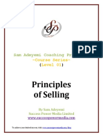 Sam Adeyemi - Principles of Selling