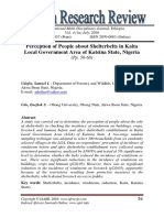 Perception of People About Shelterbelts in Kaita Local Government Area of Katsina State, Nigeria