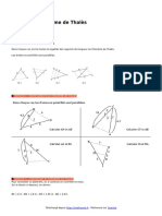 Theoreme de Thales Exercices de Maths en 3eme Corriges en PDF