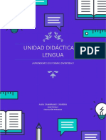 Unidad Didáctica Lengua