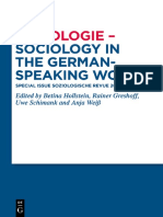 Soziologie: Sociology in The German-Speaking World