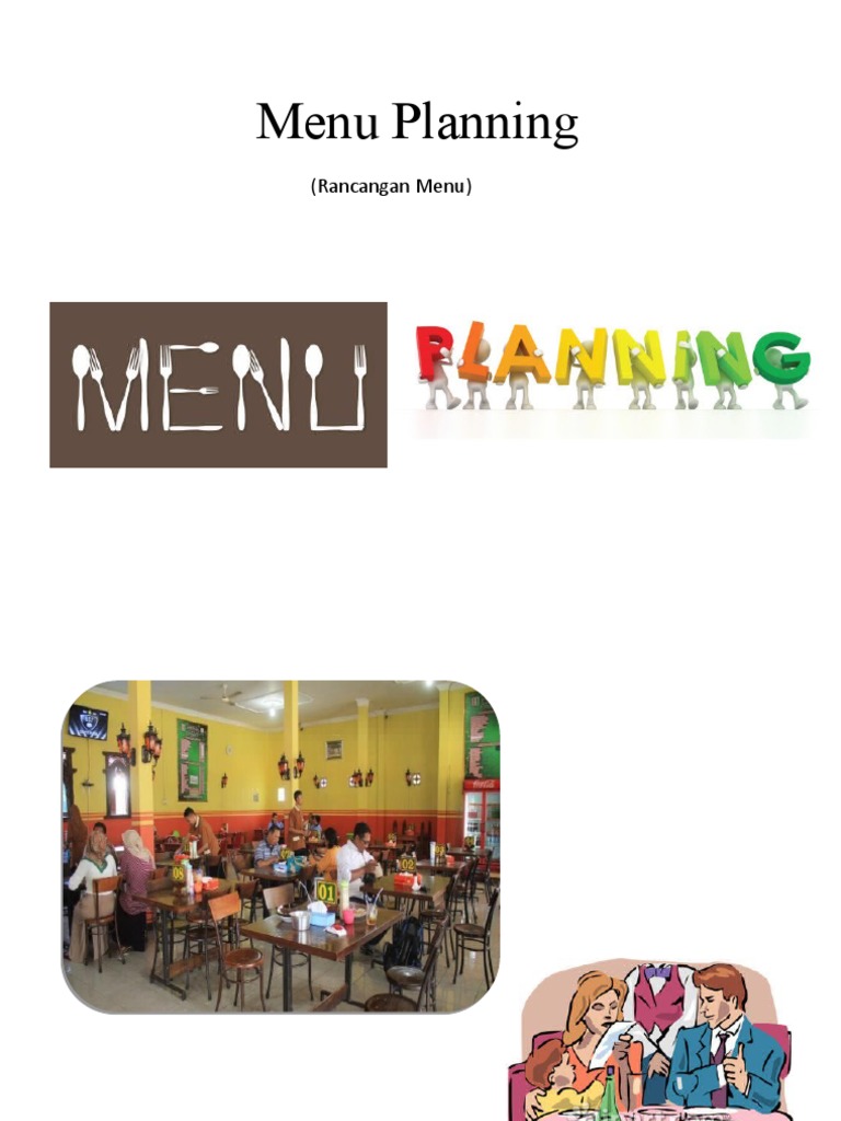 Menu Planning PDF