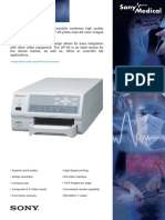 Colour Video Printer: in High-Speed Mode Using UPC-21S Print Media