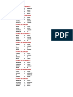 fixture campeonato primera ronda