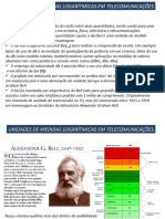 UNIDADES LOGARÍTMICAS EM TELECOM