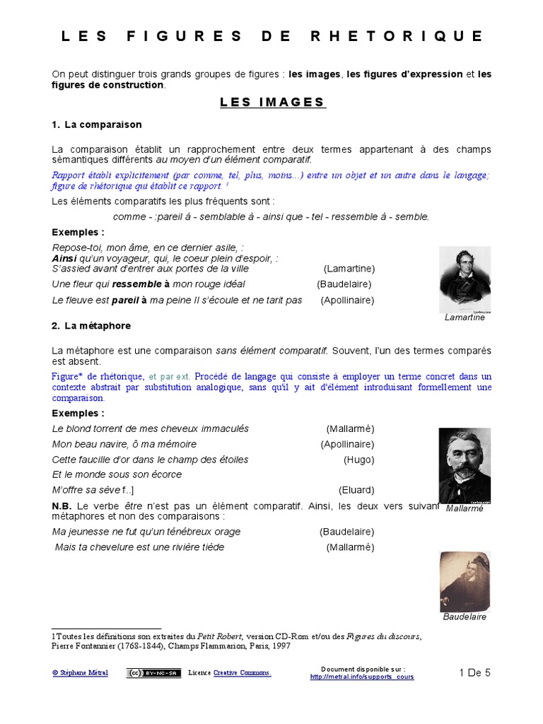 Figures de Style | PDF | Métaphore | Techniques de rhétorique