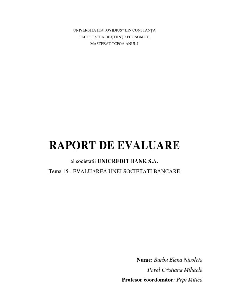 UniCredit S.A | PDF