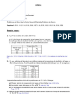 Ejercicios de repaso, mol, presión vapor