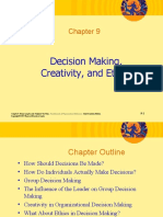 Decision Making, Creativity, and Ethics