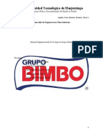 Manual Organizacional de La Empresa Grupo Bimbo Terminada