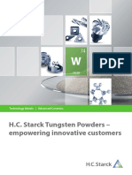 H.C. Starck Tungsten Powders - Empowering Innovative Customers