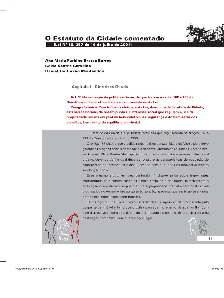 Estatuto Da Cidade Comentado Pdf