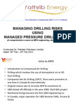 Managing Drilling Risks Using Managed Pressure Drilling (MPD)