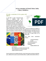 El Crecimiento de Las Economías de Brasil, Rusia, India, China y Sudáfrica