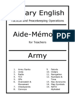 Military English Aide-Memoire