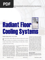 Radiant Floor Cooling Systems