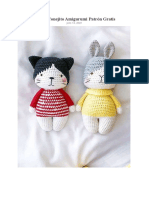 Gato y Conejito PDF Amigurumi Patron Gratis