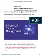 1 - How To Add A Custom Background Image in Microsoft Teams - All Things How
