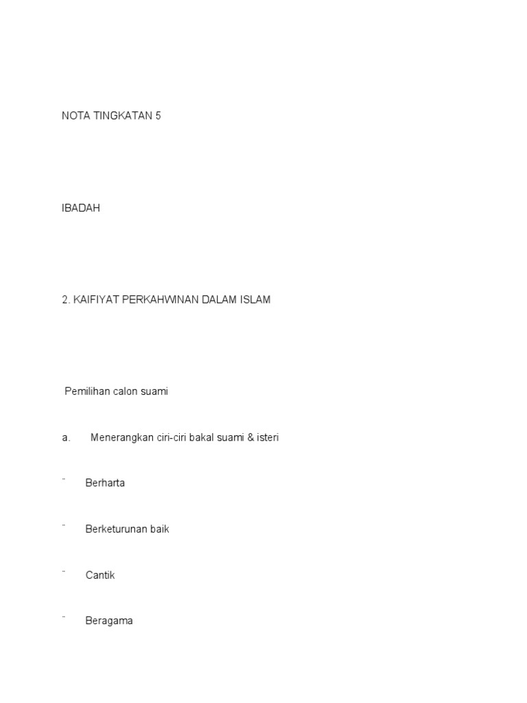 Nota Tingkatan 5 Pdf