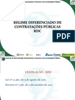 Regime Diferenciado de Regime Diferenciado de Contratações Públicas Contratações Públicas RDC RDC