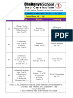 CBSE C Batch Objective Test - 5 Syllabus-1