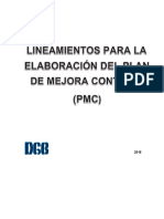 Lineamientos para La Elaboración Del Plan de Mejora Continua