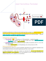 Enfermedad Hemolítica Perinatal