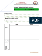 FICHA DE AUTOAPRENDIZAJE #01 5° y 6° PS - Nos Conocemos y Respetamos