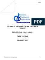 TECHOP (D-02 - Rev1 - Jan21) FMEA TESTING