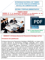 Sesión #2 - La Articulación de Procesos de Control Con Los Planes de Desarrollo Nacional.