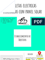 Bicicletas eléctricas con panel solar