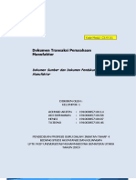 Dokumen Transaksi Perusahaan Manufaktur