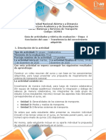 Guia de Actividades y Rúbrica de Evaluación - Etapa 4 - Conclusión, Transferencia