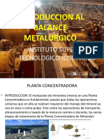 Introduccion Balance Metalurgico