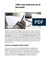 Cómo Inscribir Una Empresa en El Registro Mercantil - Impact Hub Zaragoza