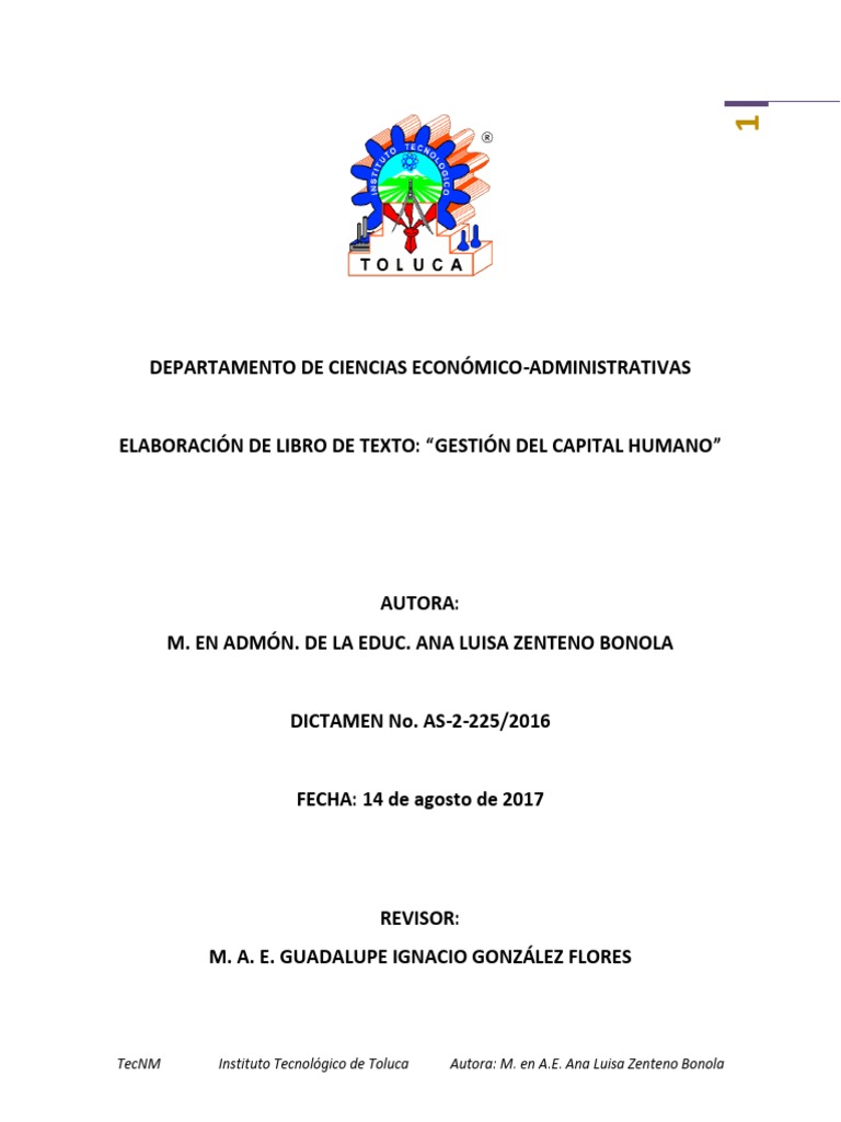 Libro Gestión Del Capital Humano ALZB | PDF | Gestión de recursos