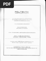Download C5305 - Water Supply  Waste Water Engineering Kertas soalan politeknik-politeknik malaysia kejuruteraan awam by Azil14 SN54119598 doc pdf