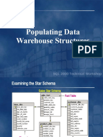 Populating The Data Warehouse