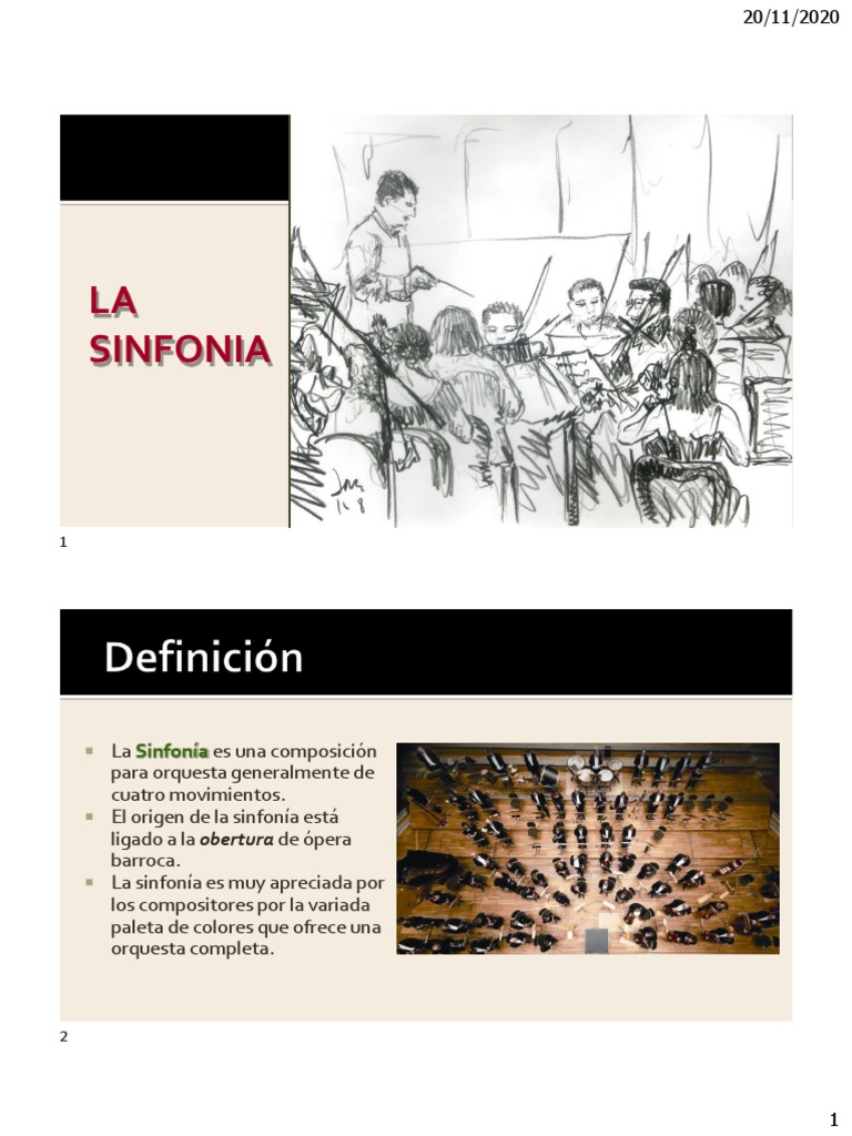 Definición y evolución de la sinfonía | PDF | Concierto | Sinfonía