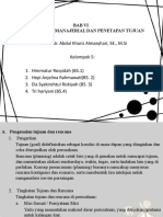 Perencaan Manajerial dan Penetapan Tujuan