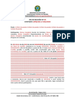 (MODELO) Ata de Reunião Do Contrato