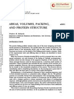 Areas, Volumes, Packing, and Protein Structure