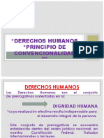 Principio de La Convencionalidad y Los Derechos Humanos