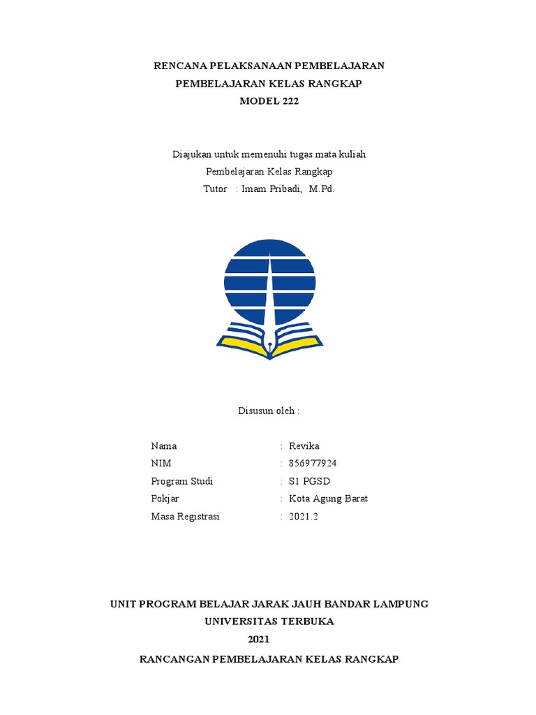 RPP Kelas Rangkap Model 222 K13 | PDF