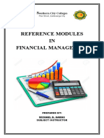 Financial Management Reference Module
