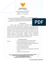 Instruksi Bupati Bantul Tahun 2021 Nomor 15 TENTANG PERPANJANGAN KESEMBILAN PEMBERLAKUAN PEMBATA